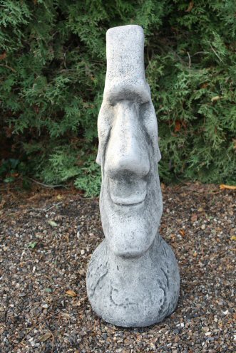 KEI14 Tall Furrowed Brow Easter Island Head